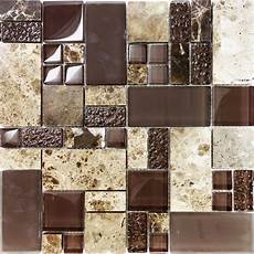 Mosaic Backsplash Tile by Sle Brown Pattern Imperial Marble Glass Mosaic Mosaic Backsplash Tile