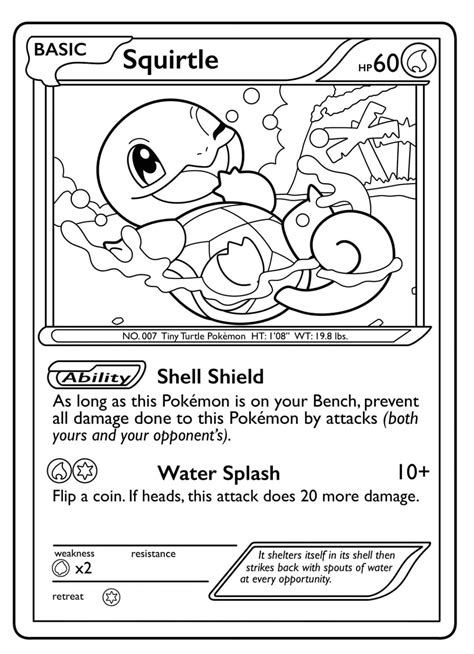Pokemon Card coloring pages - ColoringLib