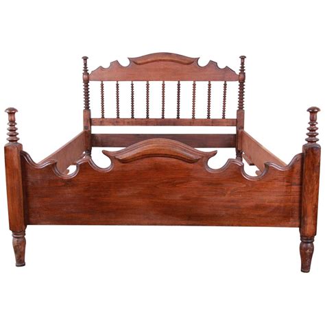 Antique Solid Walnut Jenny Lind Spindle Bed Frame at 1stDibs | jenny ...