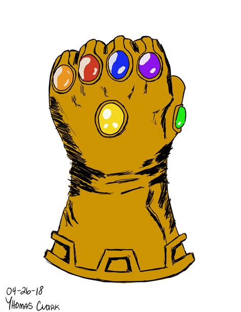 Infinity Gauntlet Tutorial Drawing 的图像结果