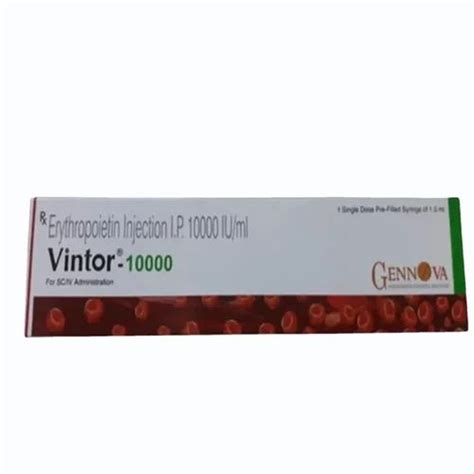 Erythropoietin Injection - Vintor 10000 IU Injection from Nagpur