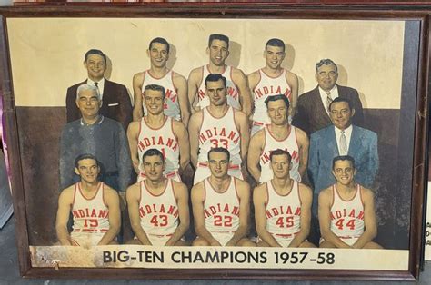 IU BASKETBALL TEAM PHOTO 1957-1958 | Team photos, Basketball teams ...