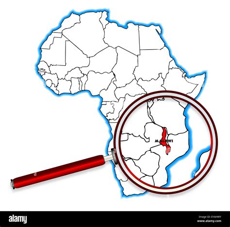 Malawi Map Of Africa Malawi Map With 28 Districts Editable
