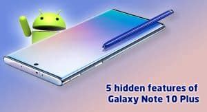 Image result for Note 10 Plus Hidden Features