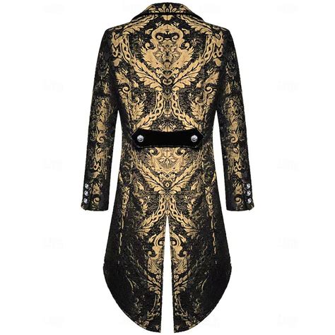 Retro Vintage Medieval Renaissance Coat Jacket Tailcoat Prince Nobleman ...