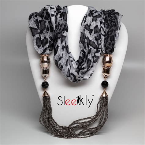 Stacey | Scarf jewelry, Fabric necklace, Jewelry