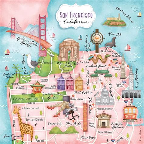 San Francisco Map Poster - Minimalist Poster Store