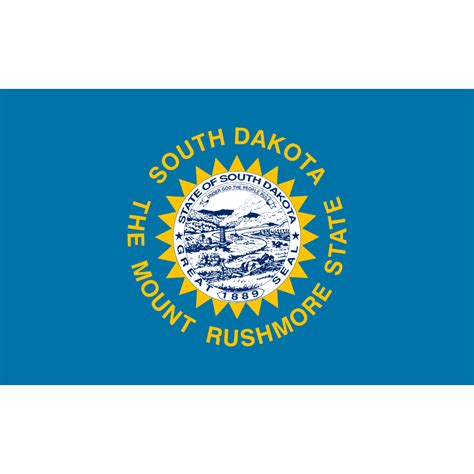 South Dakota State Flag: Embracing the Mount Rushmore State's Frontier ...
