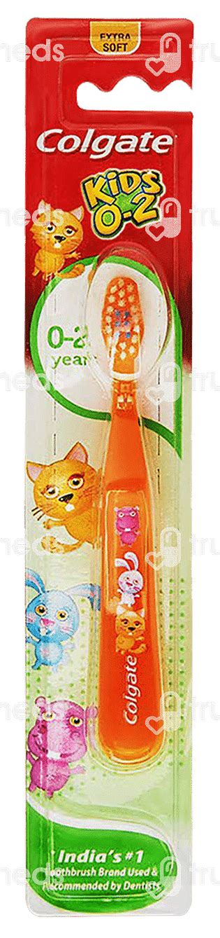 Colgate Kids Extra Soft For 0 To 2 Years Toothbrush 1 - Uses, Side ...