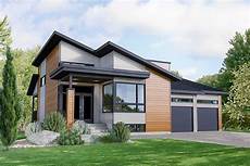 Modern Garage House Plans by Modern 3 Bed House Plan With 2 Car Garage 80913pm Modern Garage House Plans
