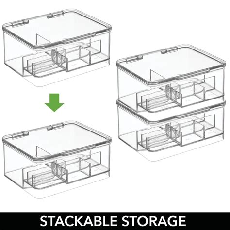 mDesign Battery Box — Battery Holder for Neatly Organising Different ...