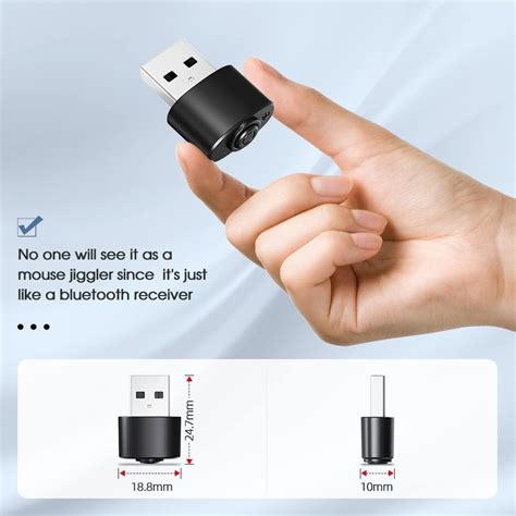 Hesupy Mouse Jiggler Undetectable USB Mouse Shaker with 3 India | Ubuy