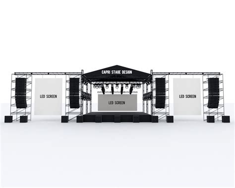 Concert Stage Design | Concert stage design, Concert stage, Stage set design