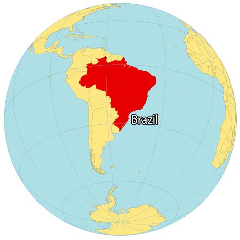 Location Map of Brazil. Source: gisgeography.com | Brazil tourist ...