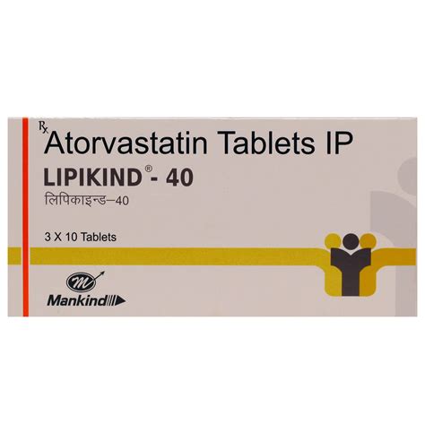 Lipikind 40 Tablet 10's | Uses, Side Effects, Price | Apollo Pharmacy