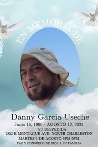 Danny J. Garcia Useche Obituary in N. Charleston at The Low Country ...