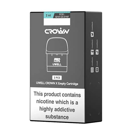 Uwell Crown X Empty Pods (Pack of 2) | Indian Vape Ninja