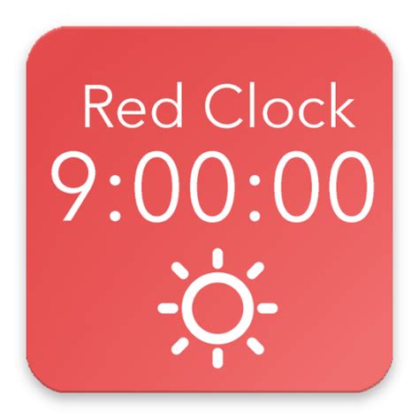 Red Clock - Speaking Desk Clock - App on Amazon Appstore
