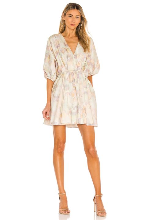 AIIFOS Bianca Dress inTurmeric Watercolor in Turmeric Watercolor | REVOLVE