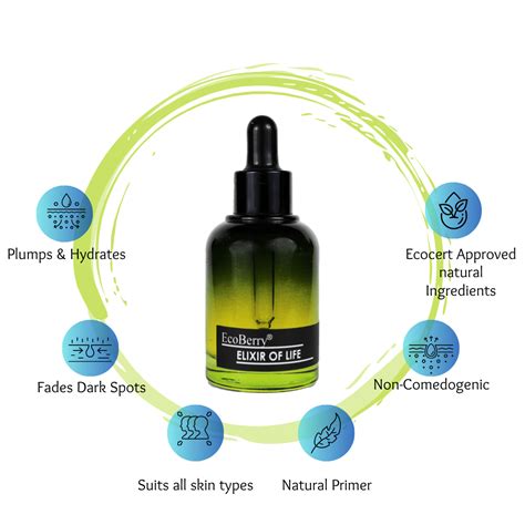 EcoBerry Natural Face Glow Serum - Hydrating Face Serum