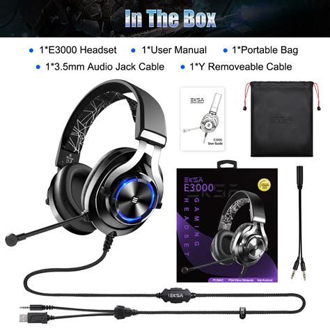 EKSA E3000 Gaming Headset with RGB light – EKSA India