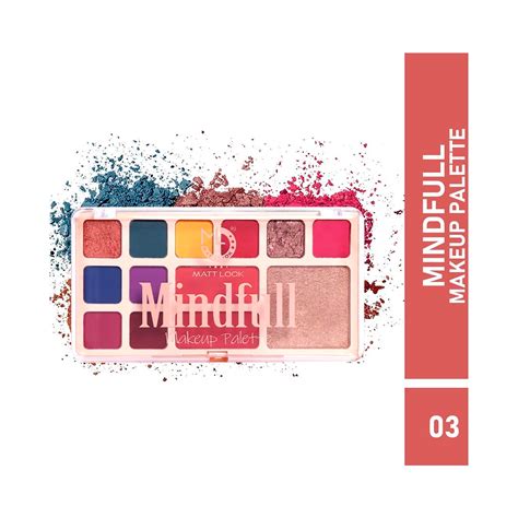 Buy Matt Look Mindfull Makeup Palette - 03 Shade (16.5g) Online at Best ...