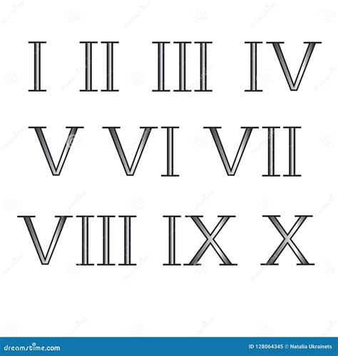 Roman Numeral Fonts