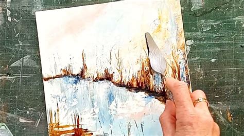 Image result for Easy Acrylic Winter Scene Tutorial