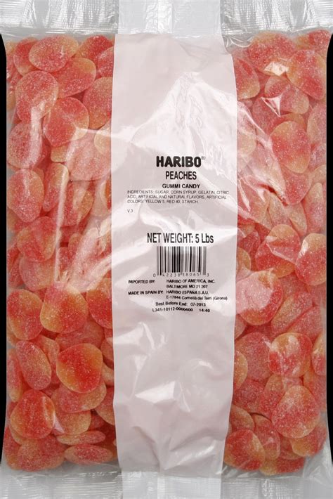 Buy Haribo Gummi Candy, Peaches, 5 LB (Pack of 3) Online at desertcartINDIA