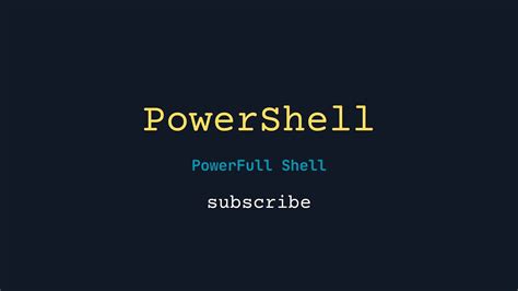 Image result for PowerShell Intro