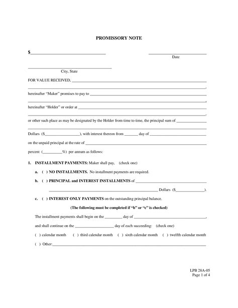 Mortgage Promissory Note Sample 的图像结果