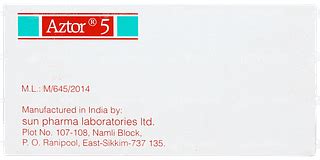 Aztor 5 Tablet 15: Uses, Side Effects, Price & Substitutes