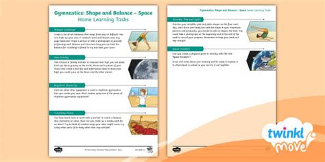 Year 5 Gymnastics Homework | Twinkl Move PE Planning KS2