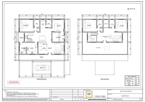 Cad Lisp and Tips: East Facing Vasthu Compliant Home Plan