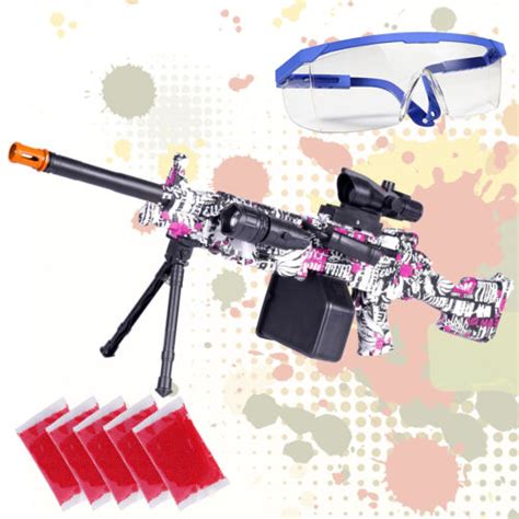 VDD Splatter Gel Ball Blaster Gun M249 Automatic India | Ubuy