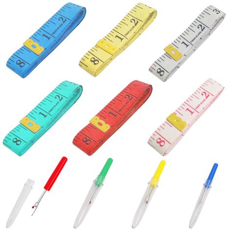 Set of 10 Soft Tape Measure and Handy Seam Stitch Ripper, SourceTon 6 ...