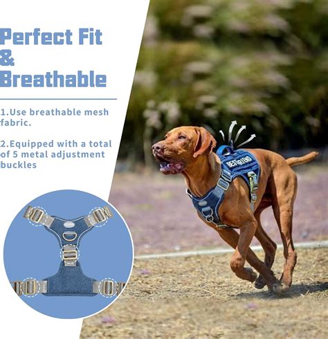 Buy AUROTH Tactical Dog Harness with Handle, Dog Harness for Large ...