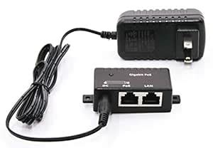 Gigabit PoE Injector for Power over Ethernet - WS-GPOE-1-48v15w with 15 ...