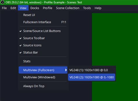 OBS Projector 的图像结果