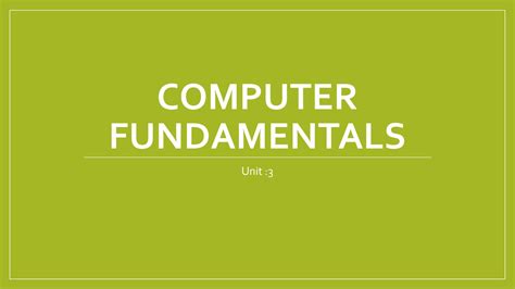 Fundamental of Computer Notes 的图像结果
