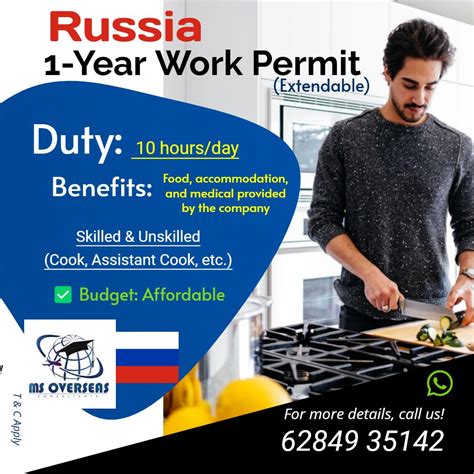 🌟 Top Job Opportunities in Russia: Skilled & Unskilled Roles Await! 🌟 - Opportunity Maker Visa