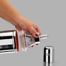 Pepper Stainless Steel Oil Pourer/Oil Dispenser with Handle 500ml (Pack ...