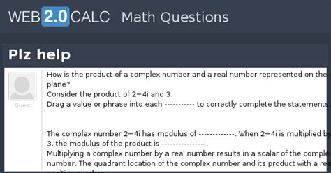 View question - Plz help