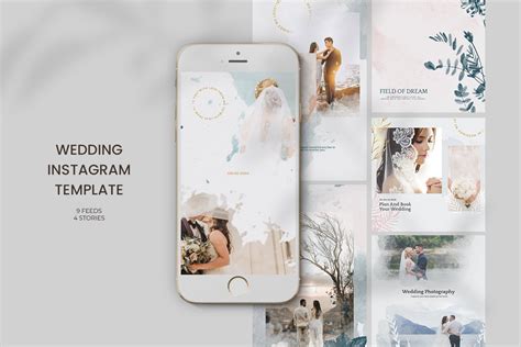 Wedding Instagram Templates | Social Media Templates ~ Creative Market