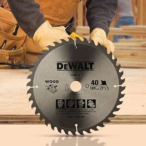 DEWALT DT4062 7 1/4'' 180mm 40T TCT Circular Saw Blade for cutting MDF ...