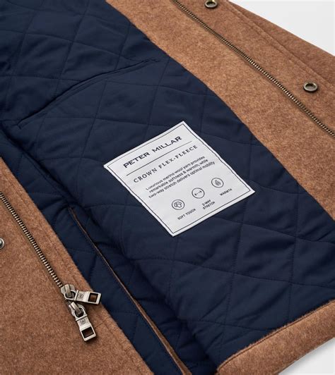 Crown Flex-Fleece City Coat | Men Peter Millar Jackets & Coats ...