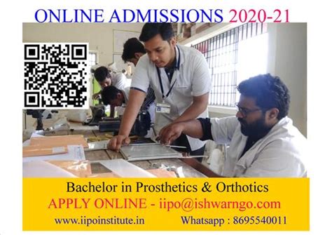 Bachelor In Prosthetics Orthotics IIPO Chennai - Health And Social Care ...