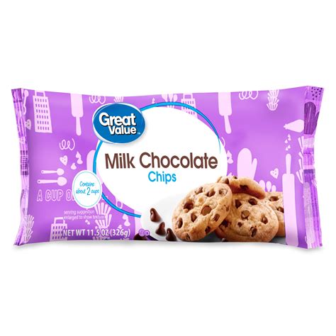 Great Value Milk Chocolate Baking Chips, 11.5 oz - Walmart.com