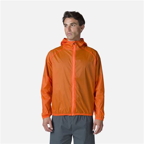 Men'S Ultralight Packable Jacket | Orange | Softshell And Lightweight ...