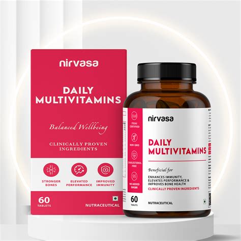 Buy Daily Multivitamin Tablets Online at Best Price in India – NIRVASA